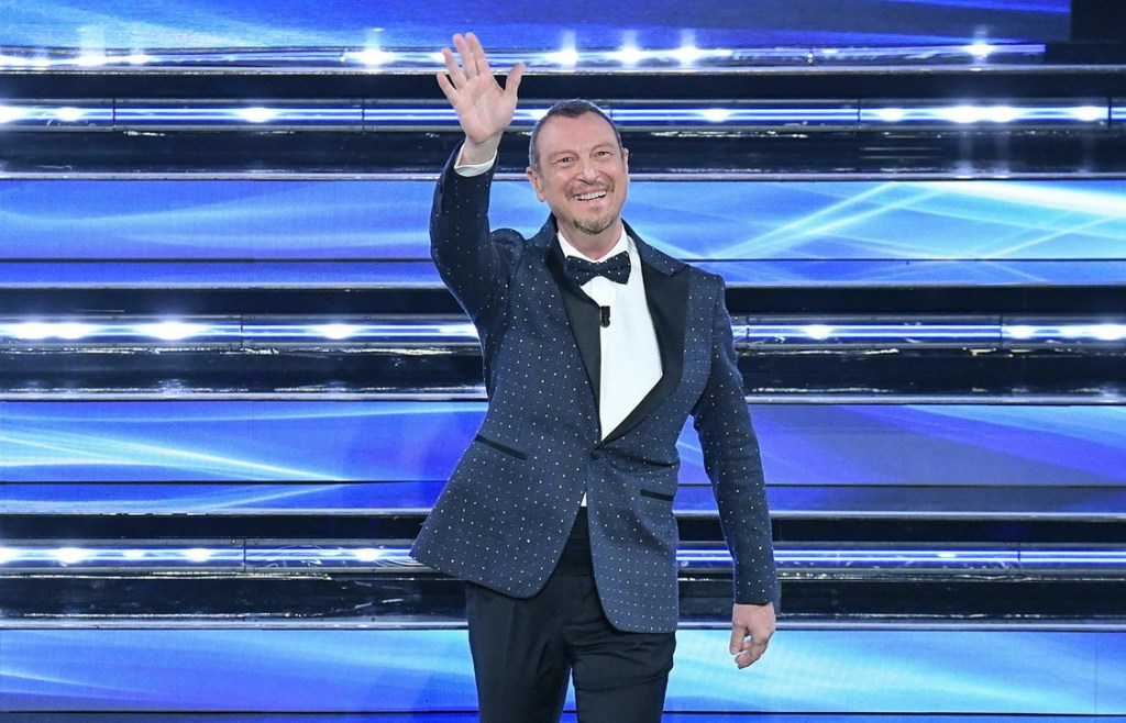 Amadeus, conduttore e direttore artistico del Festival di Sanremo 2022.