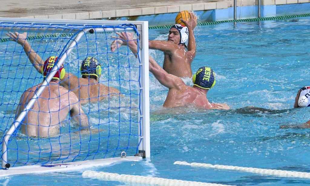 Andrija Basic in azione per il Telimar