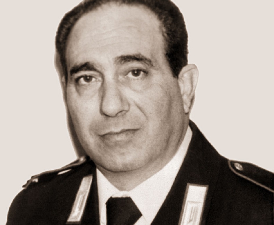 La medaglia d'oro il maresciallo dei carabinieri Alfredo Agosta