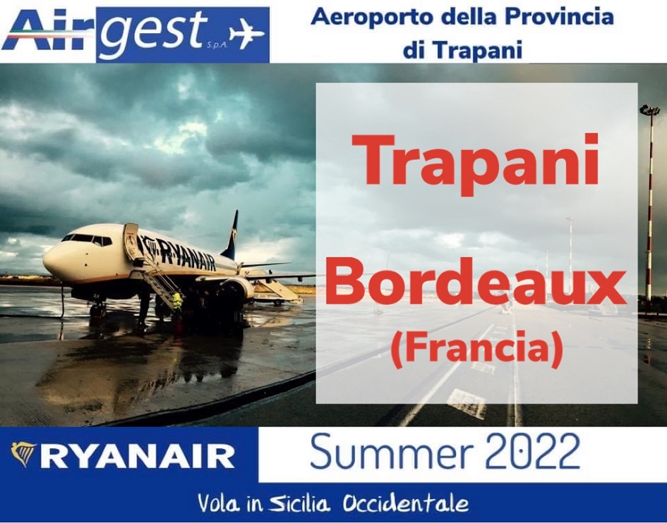 Voli low-cost verso la Francia anche da Birgi