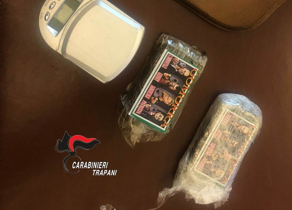 Arrestata coppia ad Erice per droga