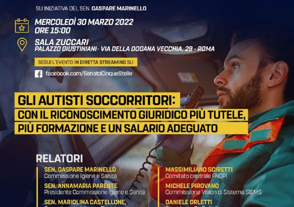 La voce del 118 siciliano al senato