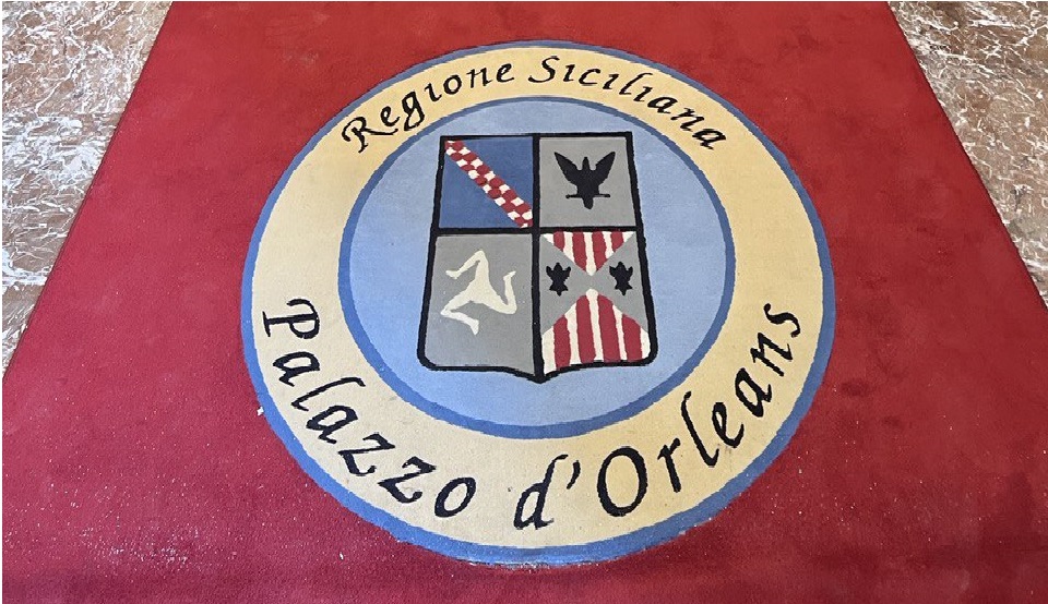 Regione Siciliana, tappeto, palazzo d'orleans