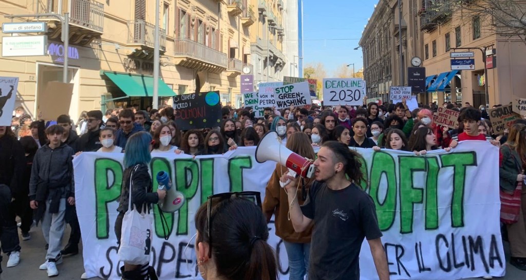 Sciopero studenti clima a Palermo