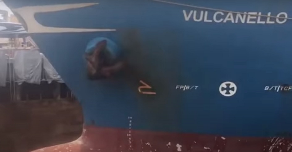 La Vulcanello implicata nel naufragio della Nuova iside