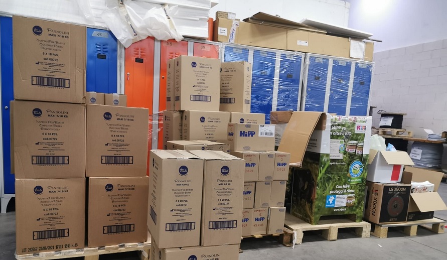Cibo e farmaci inviati in Ucraina