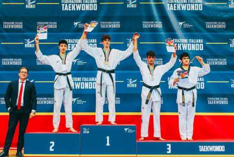 Angelo Mangione (Team Mangione) oro ai campionati italiani cadetti a Genova