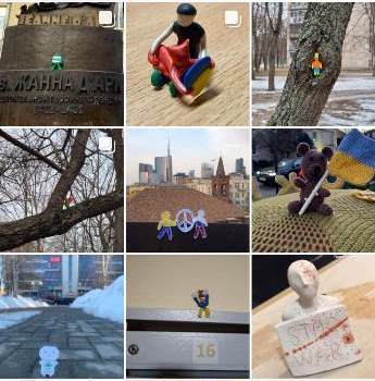 A San Pietroburgo pupazzetti di protesta contro la guerra in Ucraina