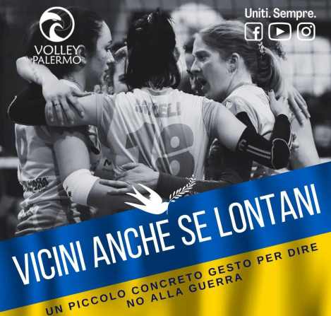 MedTrade Volley Palermo raccoglie beni di prima necessità per la popolazione Ucraina