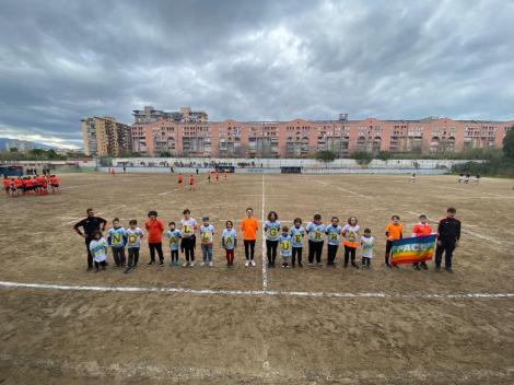 Rugby Palermo, i piccoli del mini-rugby manifestano contro la guerra in Ucraina
