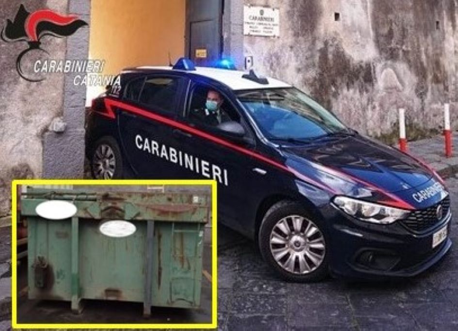 Ruba cassone, scoperto da videosorveglianza
