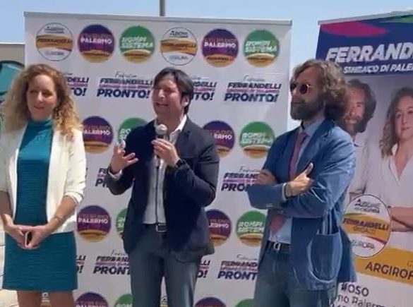 Ferrandelli insieme a Forello e Argiroffi