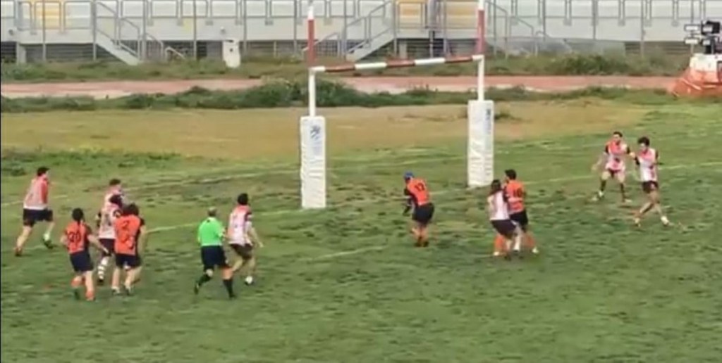Rugby Palermo in azione a Bari