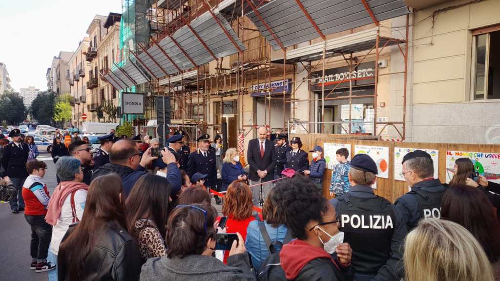Polizia di Stato, Squadra Mobile, in via Evangelista di Blasi, Palermo