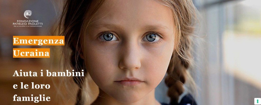 Raccolta fondi per i bambini ucraini della Fondazione Patrizio Paoletti