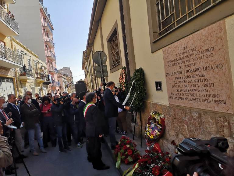 Palermo ricorda Pio la Torre a 40 anni dal delitto, la commemorazione