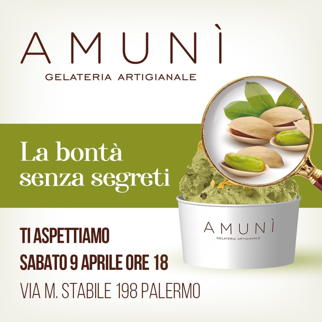 Nuovo punto vendita delle gelaterie artigianali Amunì a Palermo