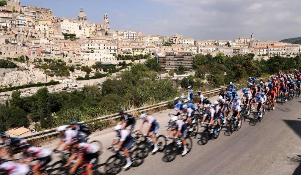 Giro di Sicilia 2022, gruppo prima tappa