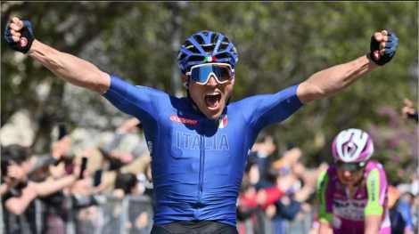 Matteo Malucelli vince prima tappa Giro di Sicilia 2022