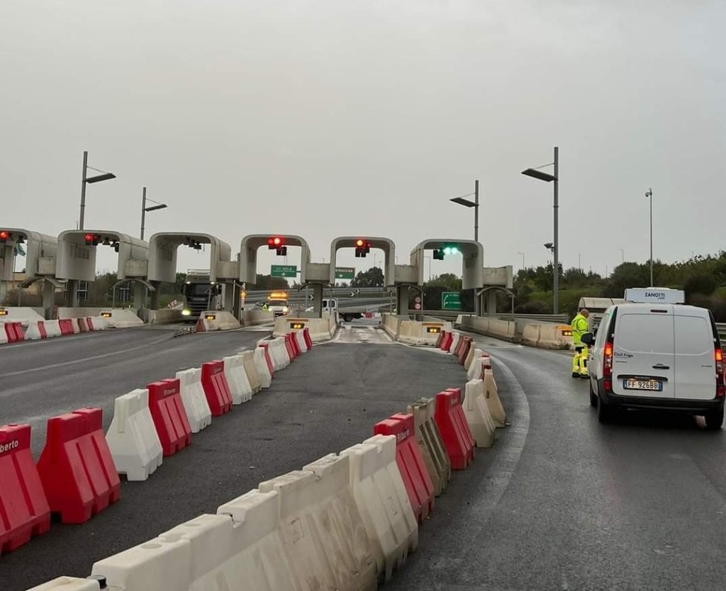 Lo svincolo di Rosolini della Siracusa-Gela