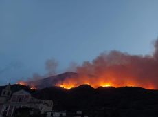Incendio a Stromboli, “Nessun vigile del fuoco nelle fasi iniziali”