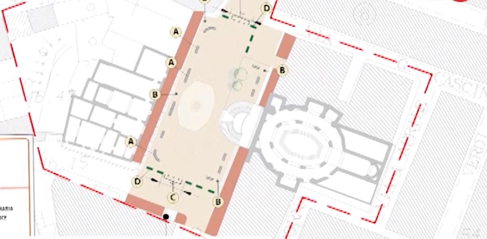 Progetto di manutenzione della piazza principale