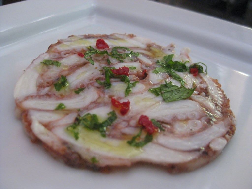 carpaccio di polpo
