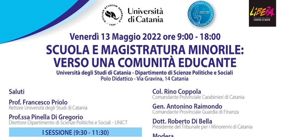 All'università di Catania si parla di minori a rischio