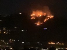 Incendio a Monreale, vaste fiamme su Monte Caputo