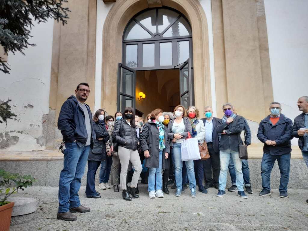 Protesta dipendenti Ufficio Città Storica, Palermo