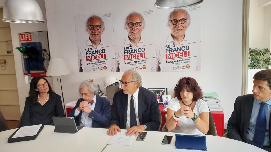 Conferenza stampa Franco Miceli