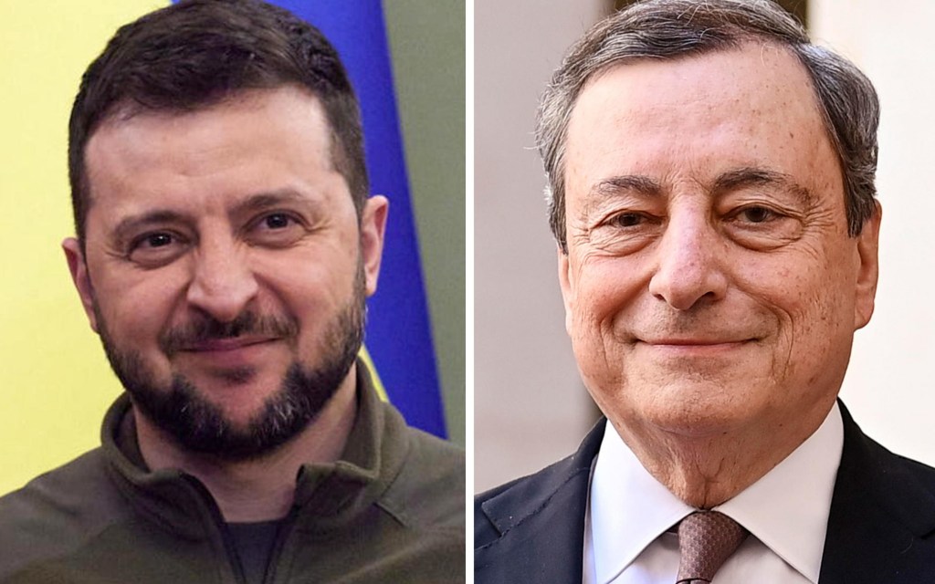 Zelensky e Draghi