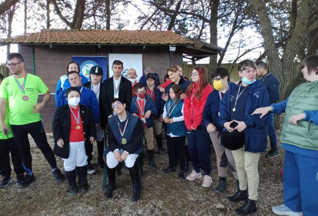 i protagonisti del I campionato regionale di equitazione Fisdir che si è svolto a Ragusa