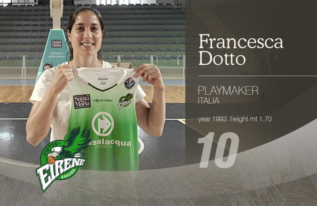 Francesca Dotto, nuovo arrivo della Virtus Eirene Ragusa