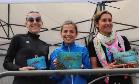 Podio femminile XXI Maratonina di Terrasini