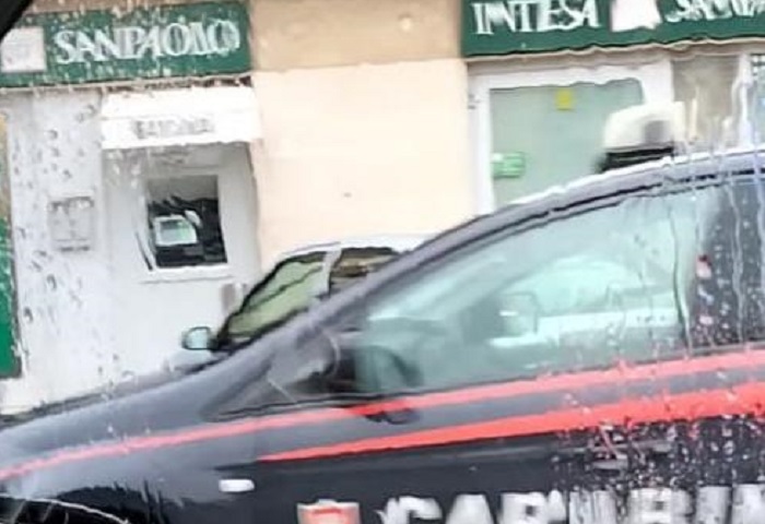 Rapina in banca a Comiso