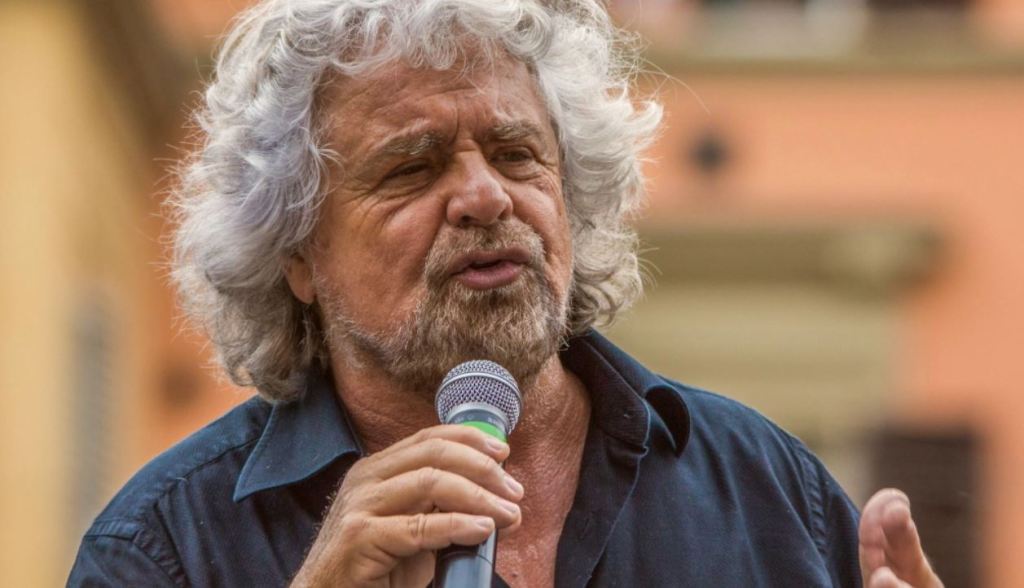 Beppe Grillo, co-fondatore del MoVimento 5 Stelle.