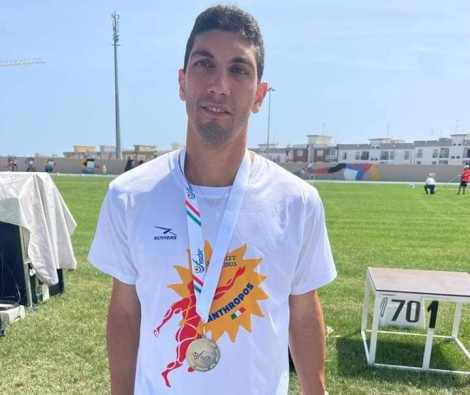 Fabrizio Vallone oro nei 5000 e 10000 ai campionati italiani di atletica leggera agonistica Fisdir di Molfetta