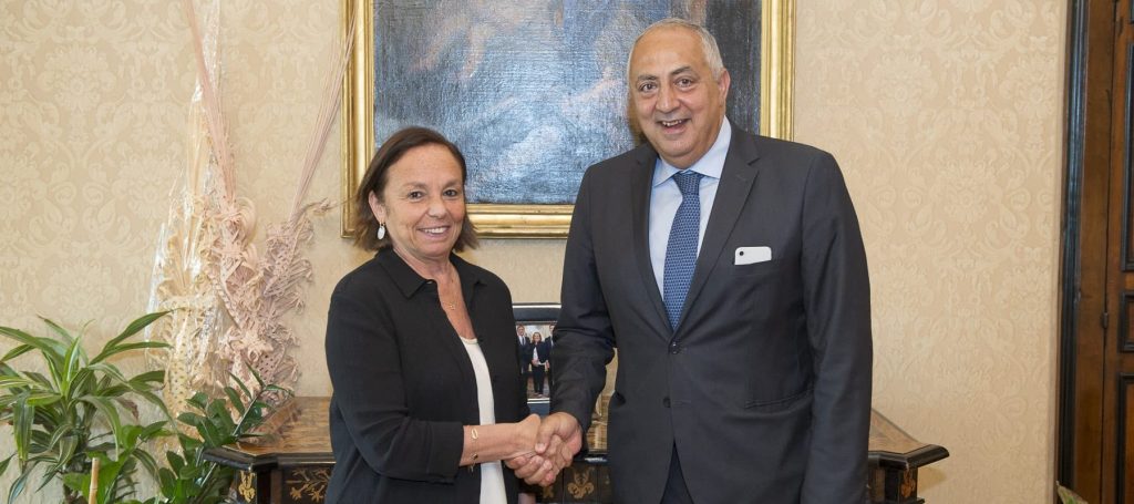 Luciana Lamorgese e Roberto Lagalla