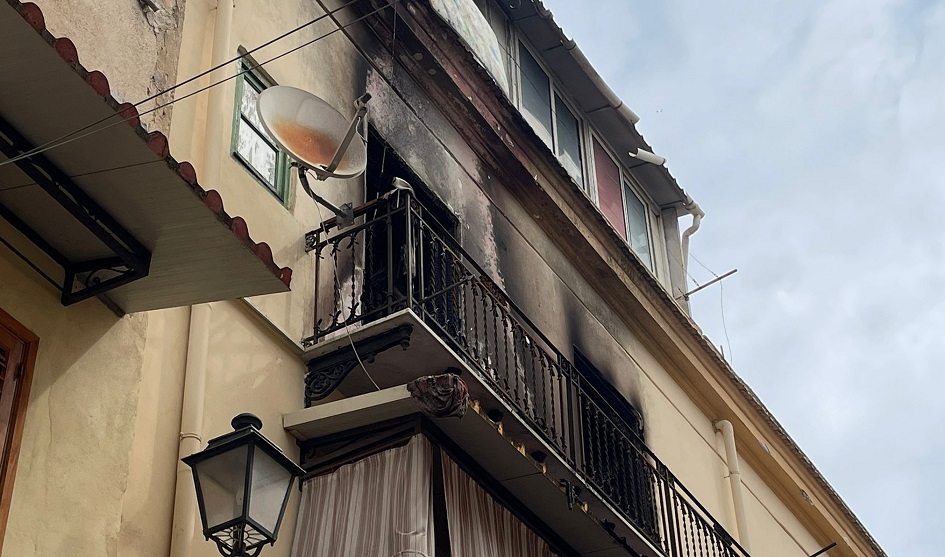 Incendio in un'abitazione di Ballarò
