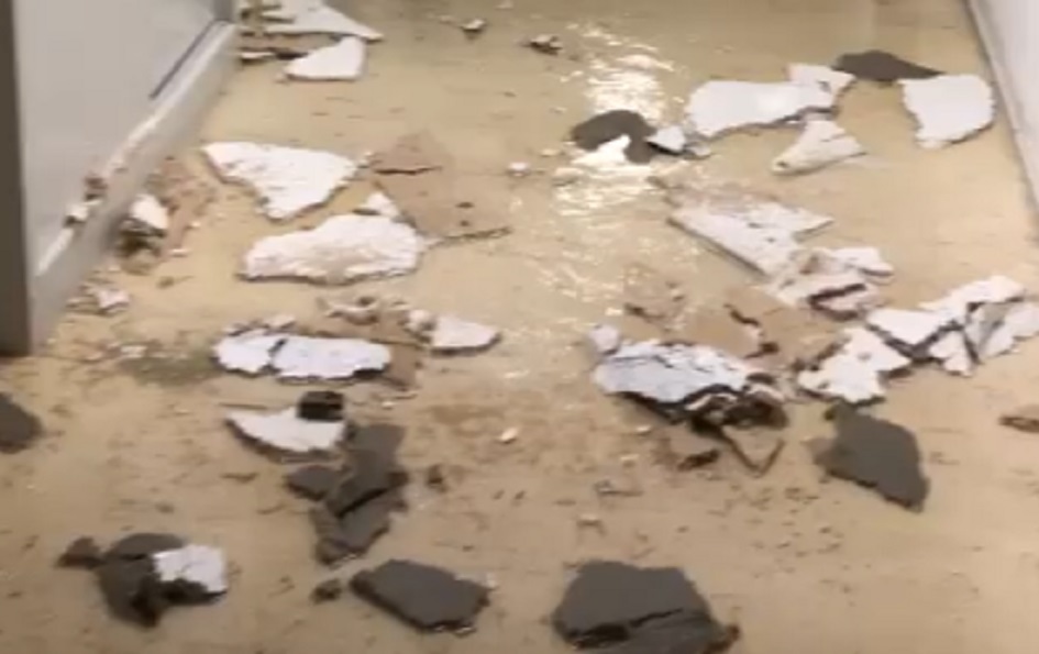 Crollo al polo tecnico di Palermo