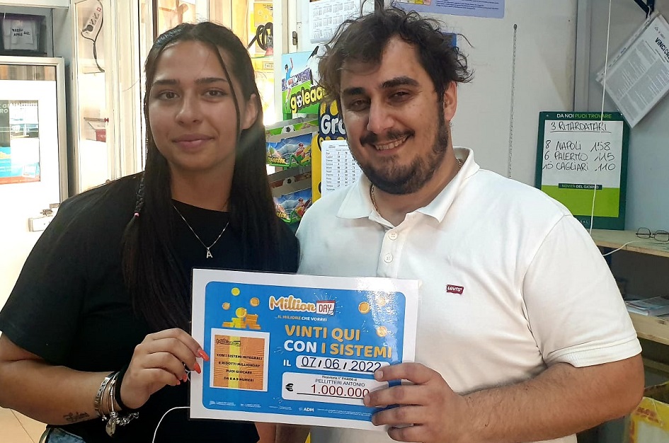 Vincita milionaria al tabacchi di Partinico