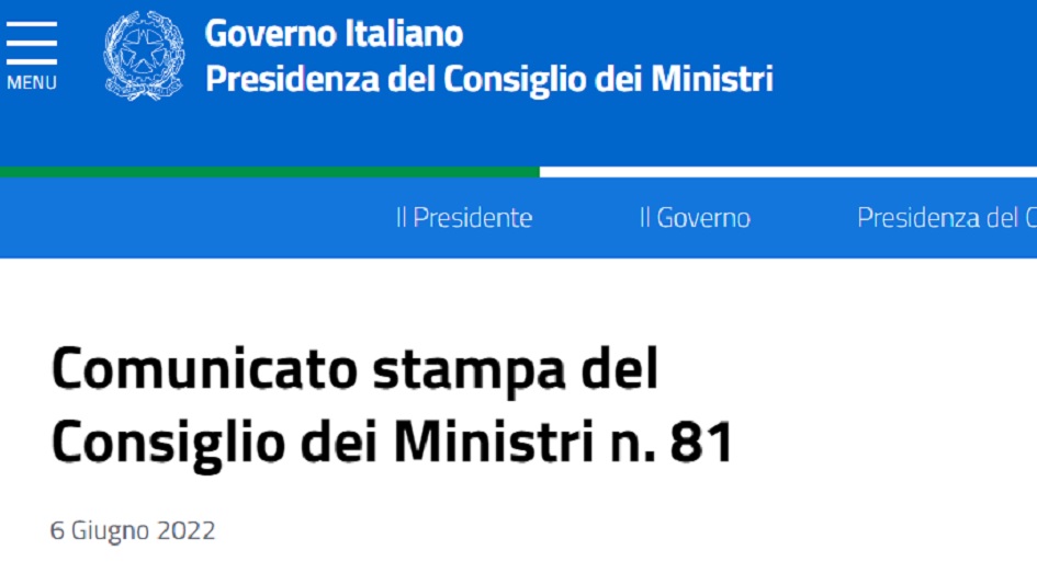 Impugnate le leggi regionali dal consiglio dei ministri