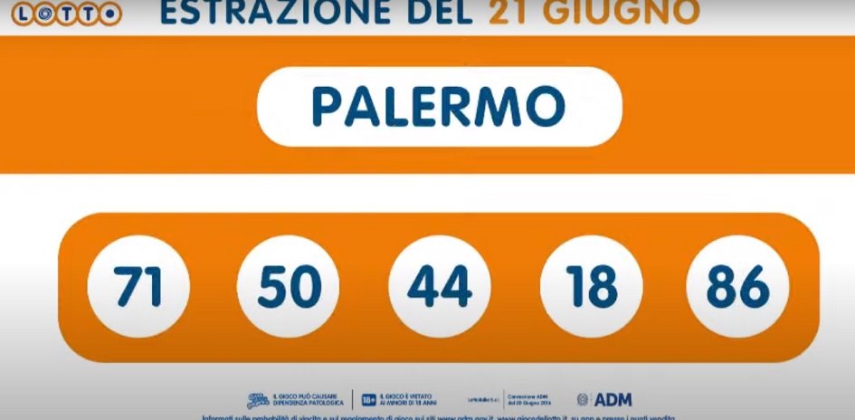 Terno centrato al Lotto