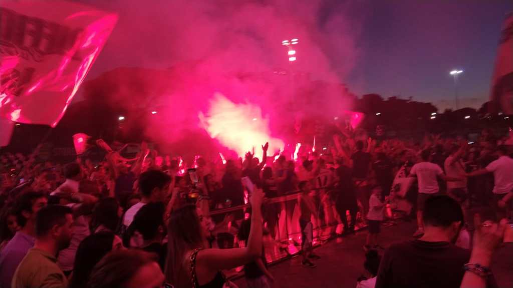 Tifosi Palermo vigilia finale