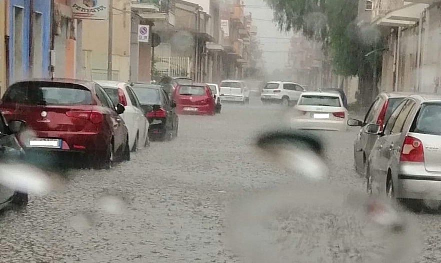 Nubifragio a Vittoria