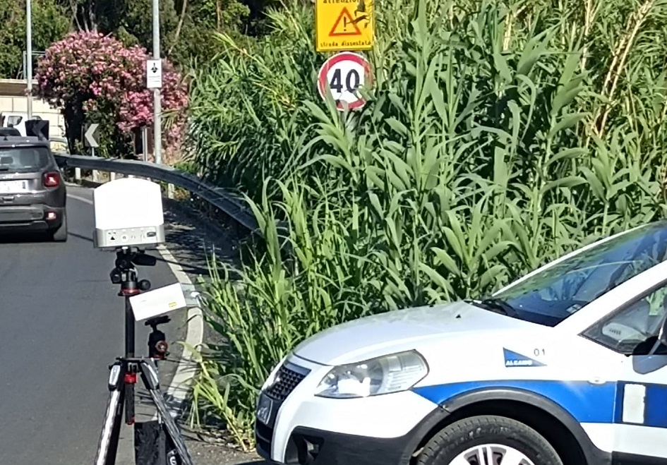 L'autovelox nelle strade a rischio incidenti ad Alcamo