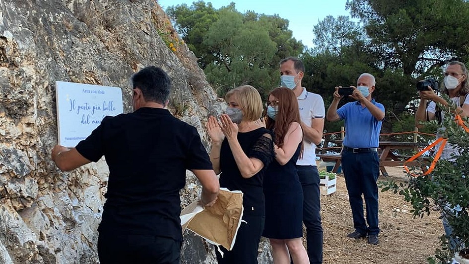 Area intitolata a giovane che morì in incidente stradale