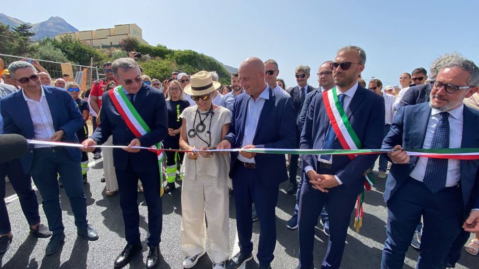Inaugurato il nuovo ponte sul fiume San Bartolomeo