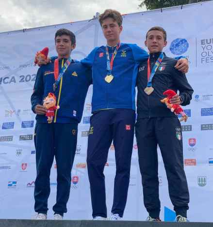 Vittore Simone Borromini, bronzo al Festival della Gioventù Europea sui 3000 piani
